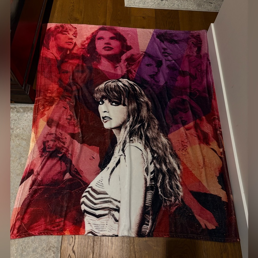 Official Taylor Swift Eras tour blanket Throw